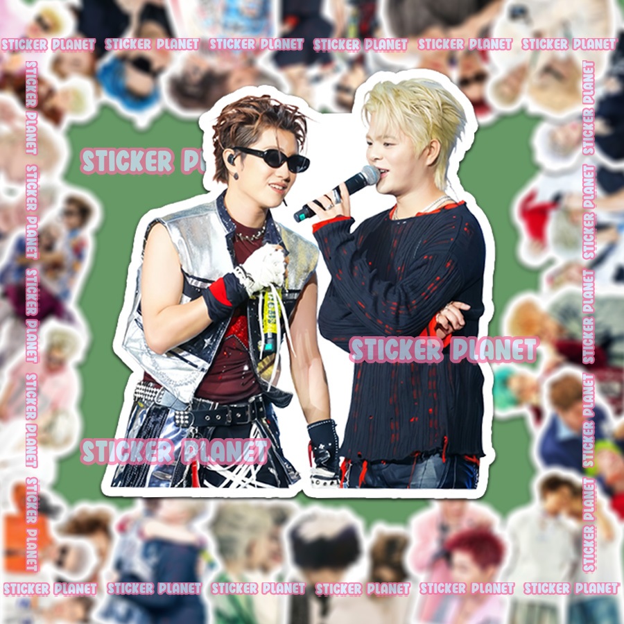 Sticker OTP  Rhycap couple Rhyder Captain Boy trang trí mũ bảo hiểm,guitar,ukulele,điện thoại,sổ tay