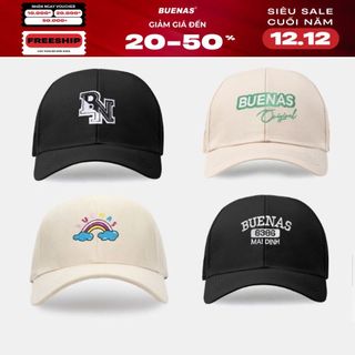  Mũ lưỡi trai nón kết vải wash thêu form unisex nam nữ local brand BUENAS 