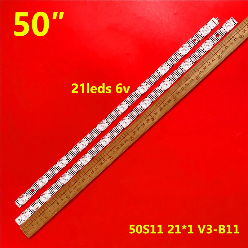 TCL 50P635 (21b) - Thanh dài 21 led 6v 99cm (hoặc ghép 10+11) cho TCL 50P635 iFFALCON iFF50U62