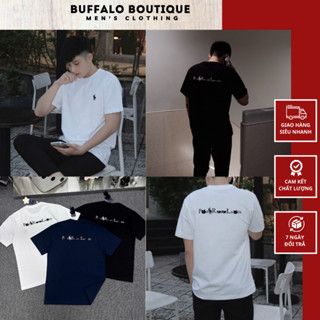  Áo Phông Nam RapiLau Thêu Ngựa Siêu Nét - Áo Thun Nam Nữ Rap Chất Cotton Co Giãn Cao Cấp 