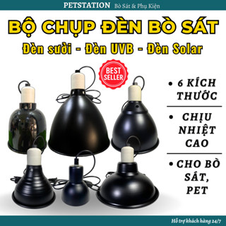  Chụp Đèn Sưởi UVB Bò Sát PETSTATION – Dùng Cho Rùa Thằn Lằn Rắn Chó Mèo | 6 Kích Thước 