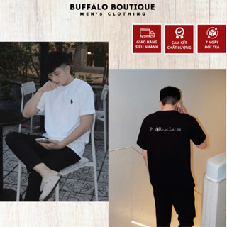  Áo Phông Nam Rap Lau Rừn V3 Cotton Cao Cấp - Áo Thun Nam Nữ Rap Lau Ren Thêu Logo Ngựa Siêu Nét 