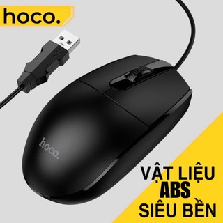  Chuột máy tính có dây văn phòng gaming Hoco giá rẻ độ bền cực cao chơi game cho laptop và máy tính bàn pc 