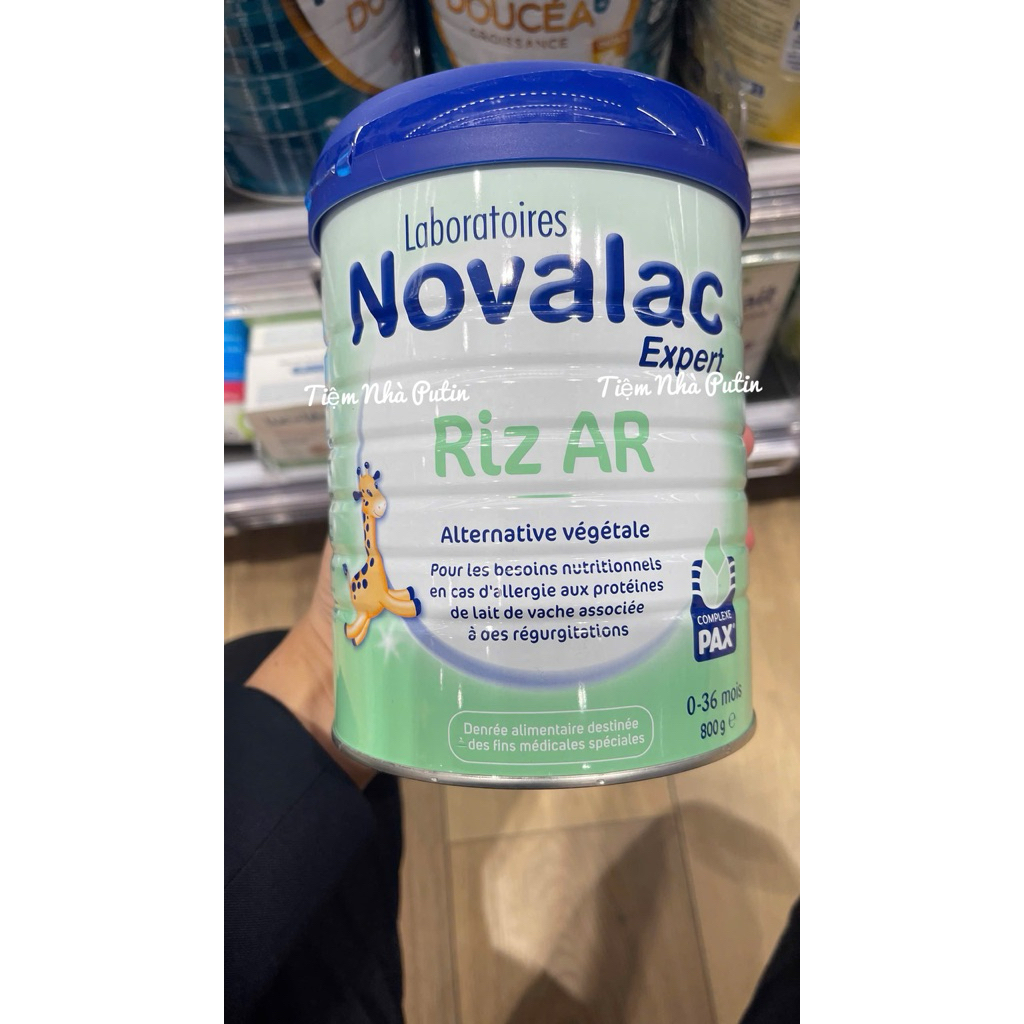 ✈️✈️[Hàng air Mẫu mới] Date T6/2027 Sữa gạo Novalac Riz Ar lon 800g (dành cho bé dị ứng đạm sữa bò)