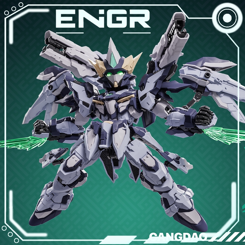 [CÓ SẴN] Mô hình lắp ráp Cangdao CD-TGM-02 TianFa Mini 1/100 Model kit - MỚI 100%