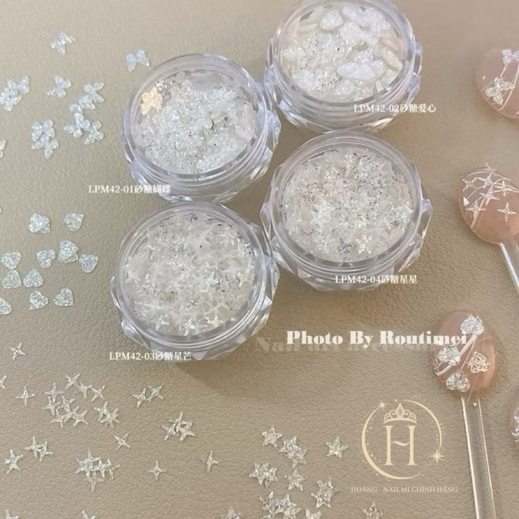 Nhũ flats Bling , Nhũ kim tuyến flats sáng đẹp trang trí móng - Hoangtb319