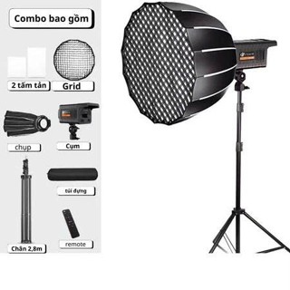 Đèn Livestream Cao Cấp, Sofbox Tổ Ong, Đèn Studio Bát Giác Giúp Ánh Sáng Mịn Và Đẹp Hơn