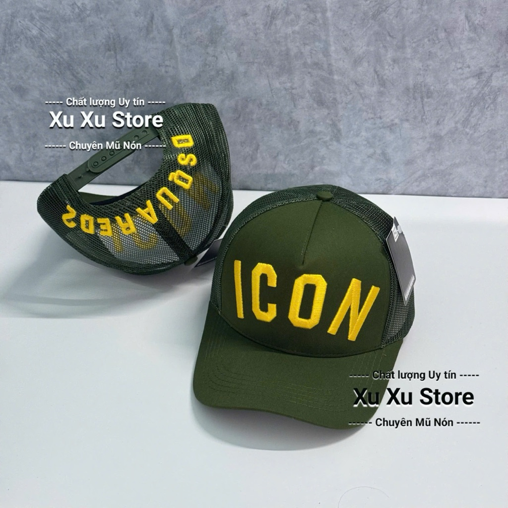 Mũ kết icon cho nam nữ đẹp màu xanh rêu thời thượng hiện đại phong cách thời trang icon siêu ngầu