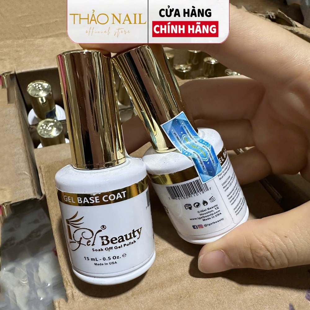 Base top IGEL USA Chính Hãng , Base Top Igel Siêu Bóng , Siêu Bền - Chai 15ml