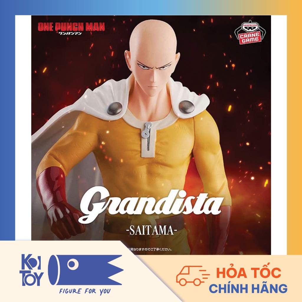 (Chính hãng) Mô Hình One Punch Man - Saitaman - Grandista Figure Bandai
