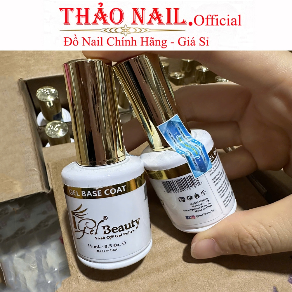 Base top IGEL USA Chính Hãng , Base Top Gel Siêu Bóng , Siêu Bền - Chính hãng 100%