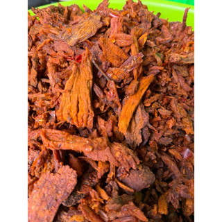  Khô bò vụn nhỏ giòn cay vị Tứ Xuyên túi 500gram - snack bò khô - thịt sấy khô tẩm gia vị 