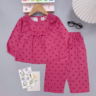  Đồ bộ tole bé gái bộ quần áo tone cho bé tay dài quần dài size từ 10kg đến 42kg - Nghi Linh Baby 