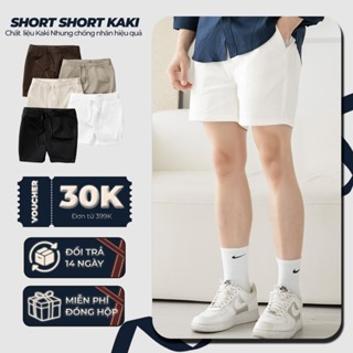  Quần Short Nam Chất Liệu VảI Kaki Cao Cấp Chống Nhăn Chuẩn Form - LUCIINON 