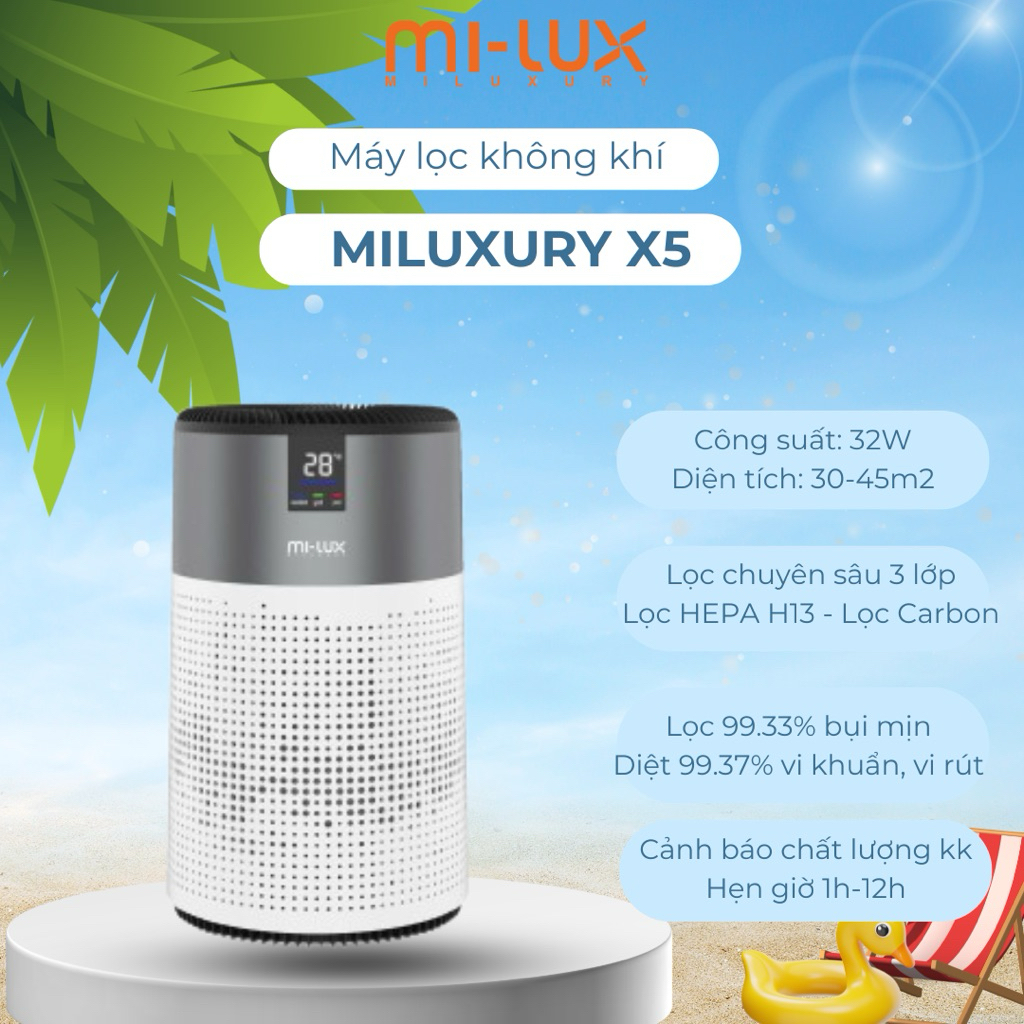 [Mi-LUX] Máy lọc không khí Miluxury X5