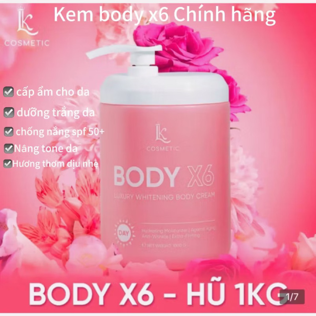 KEM BODY X6 1kg CHÍNH HÃNG LK