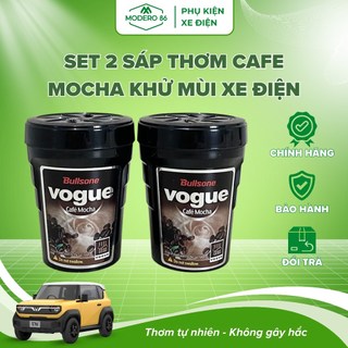 Set 2 Sáp Thơm Cafe MOCHA Khử Mùi Xe Điện - Nước Hoa Xe Điện Cốc Sáp Mùi Cà Phê Tự Nhiên, Không Gây Hắc