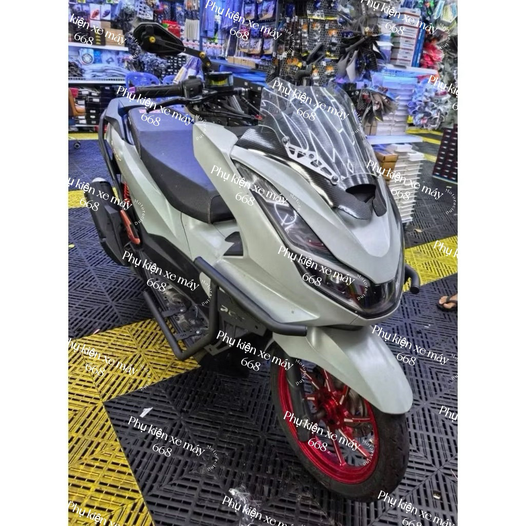 Khung bảo vệ xe PCX 160 và kính chắn gió PCX 160