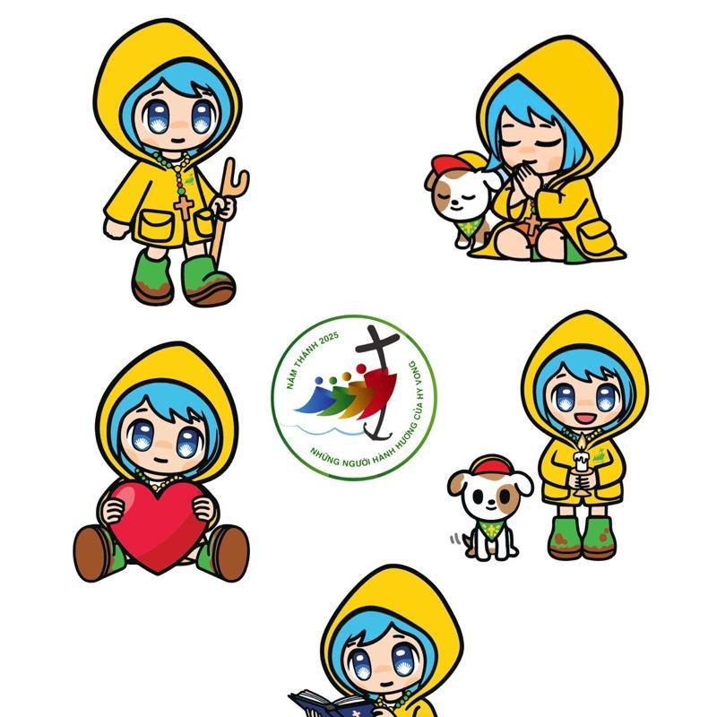 LUCE - Bộ 7 Hình ủi, ép nhiệt quần áo chuyển nhiệt hình LUCE đáng yêu