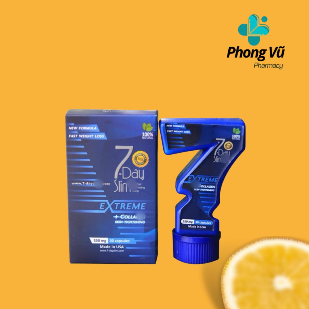Viên uống giảm cân 7Day Slim 30 viên Mỹ