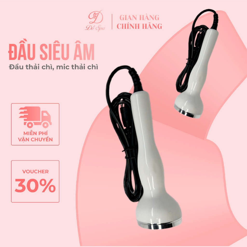 Tay Cầm Siêu Âm , Thải Chì - Tay Thải Chì Lắp Máy Thải Chì - Máy Chăm Sóc Da 5 Chức Năng
