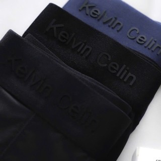 Quần Lót Nam BOXER Hộp 5 Sịp Đùi Nam Logo Nổi Trơn Vải Thun Lạnh Thông Hơi Co Dãn 4 Chiềù