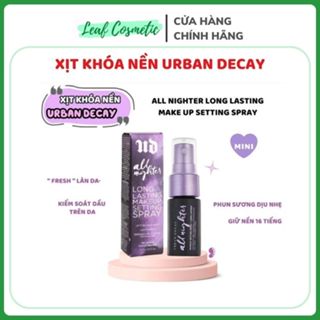   100% AUTH  Xịt Khoá Makeup Urban Decay All Nighter Makeup Setting Spray 
