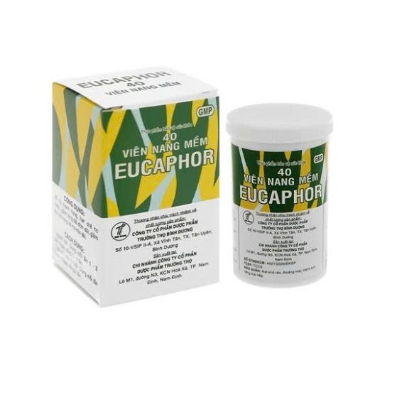 Eucaphor Viên Uống| Hỗ Trợ Giảm Ho,Đau Rát Họng| Hộp 40 Viên