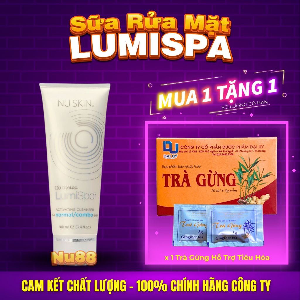 Sữa rửa mặt LumiSpa Activating Cleanser chính hãng Nuskin