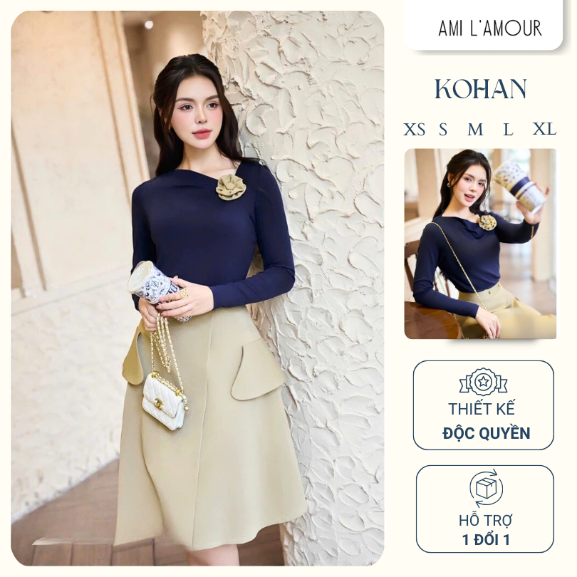 áo len Ami Lamour thiết kế thanh lịch, sang trọng ÁO KOHAN