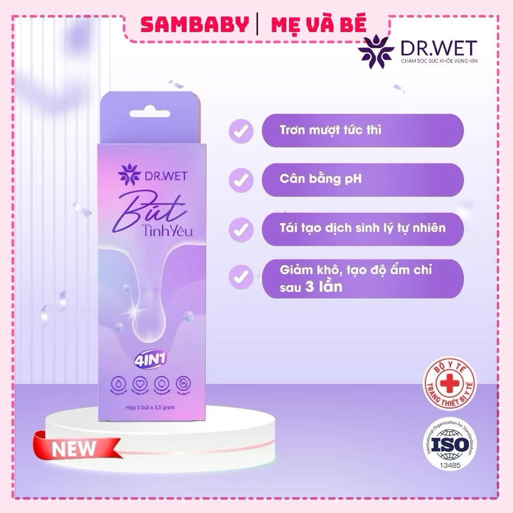 Bút tình yêu Dr.Wet trơn mượt