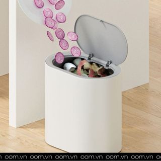 THÙNG RÁC MINI BINBIN - Nhỏ gọn, nắp bật 1 chạm
