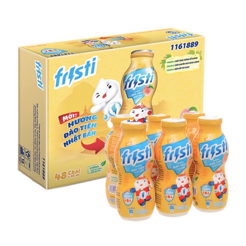 Thùng sữa chua uống Fristi 48 chai x 80ml