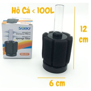 Lọc Bio mini kiêm đầu sủi oxi cho bể cá nhỏ nuôi cá bột