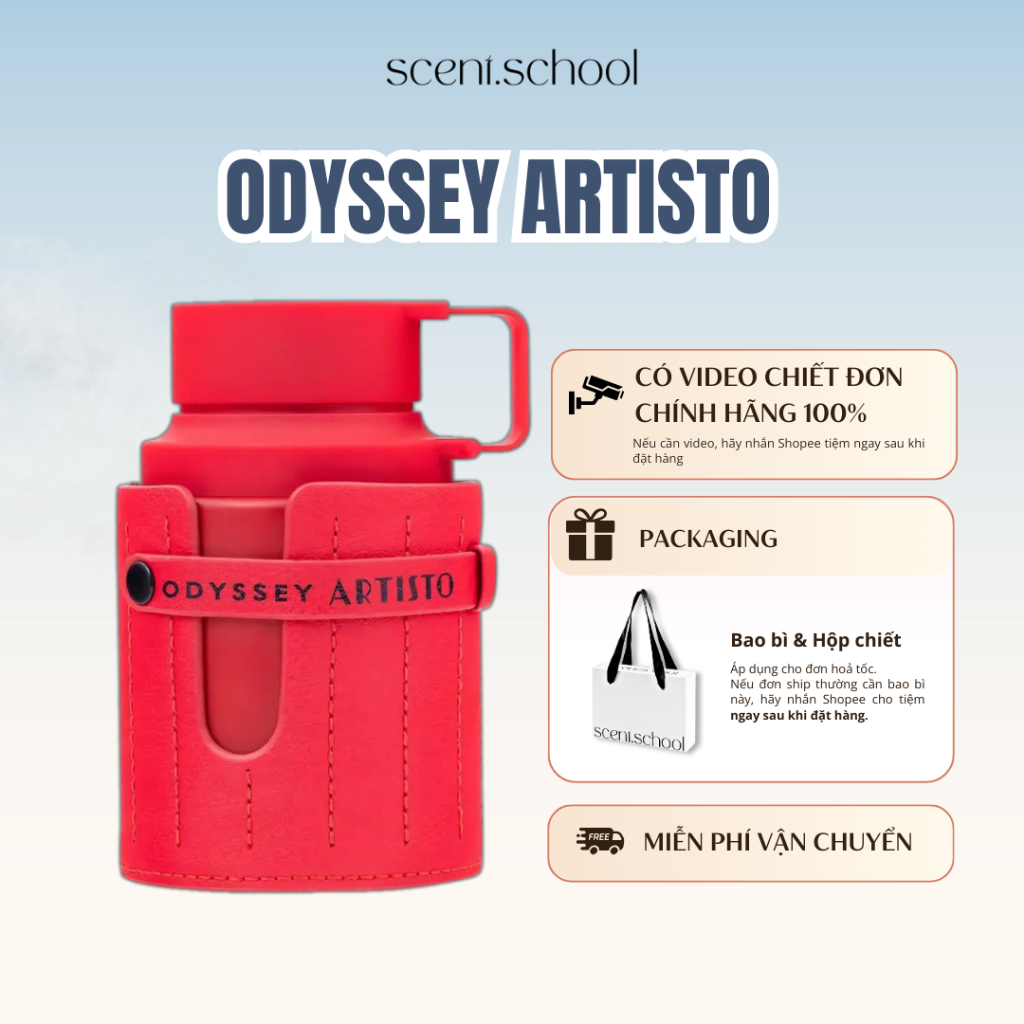 Nước hoa Fullseal Odyssey Artisto | Nước hoa Unisex | Scent.school Perfume
