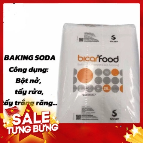 ( hoachatvn ) Baking soda Bột Baking soda NaHCO3 1kg