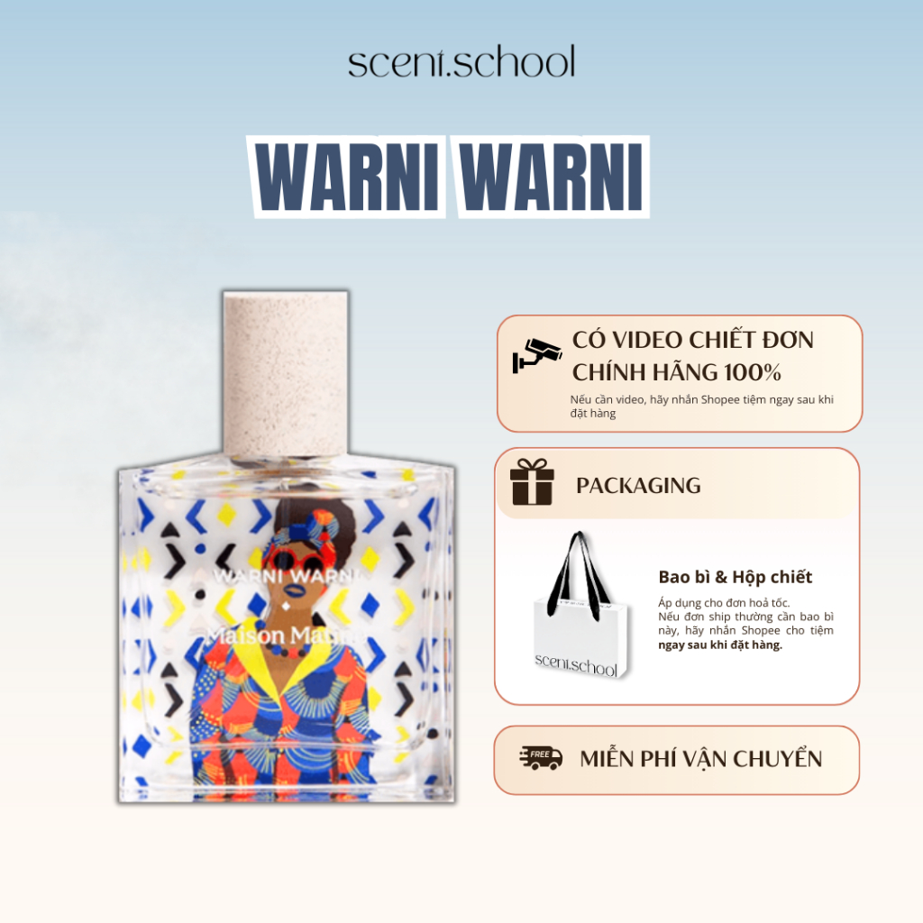 Nước hoa Fullseal Warni Warni | Nước hoa Unisex | Scent.school Perfume