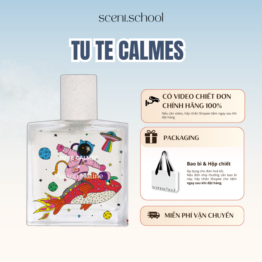Nước hoa Fullseal Tu Te Calmes | Nước hoa Unisex | Scent.school Perfume