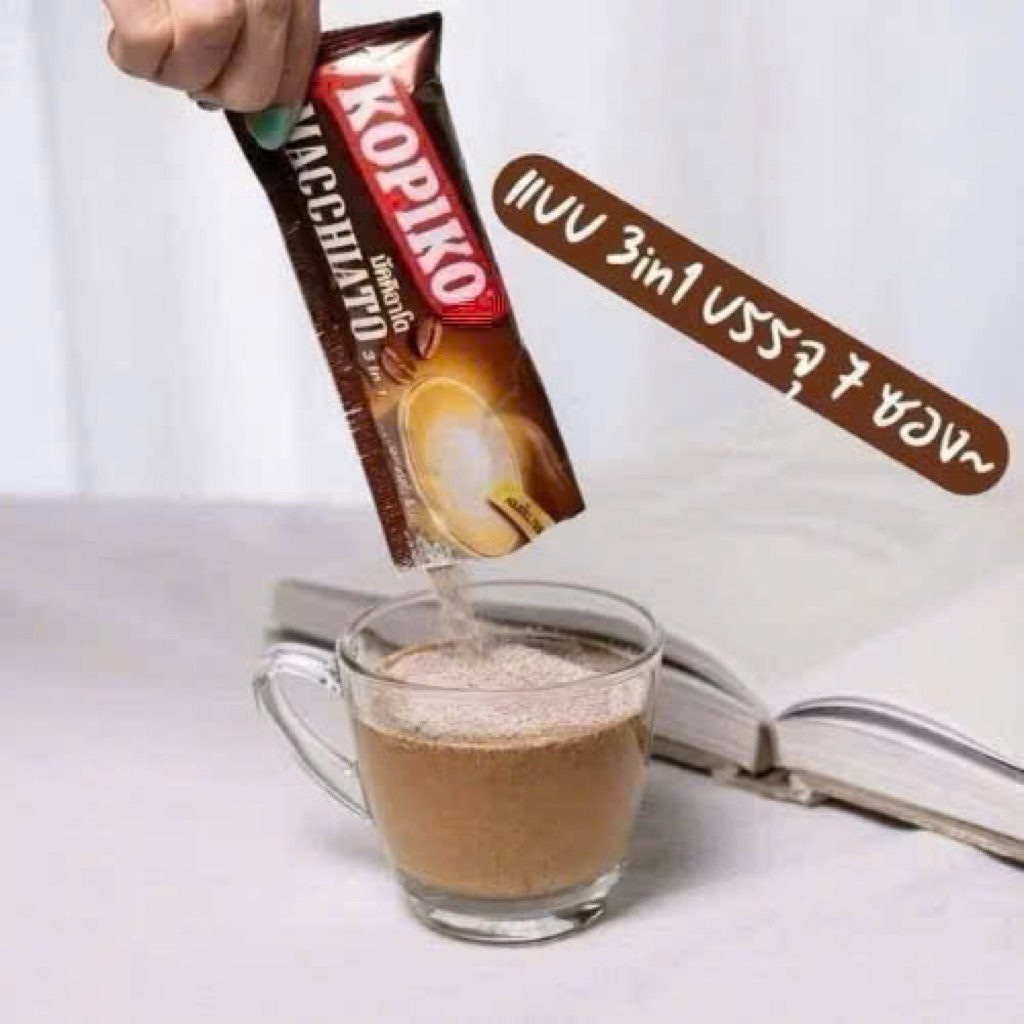 Cà Phê Hòa Tan Coffee Kopiko Macchiato Thơm Ngon, Đậm Đà, Cà Phê Thái Lan