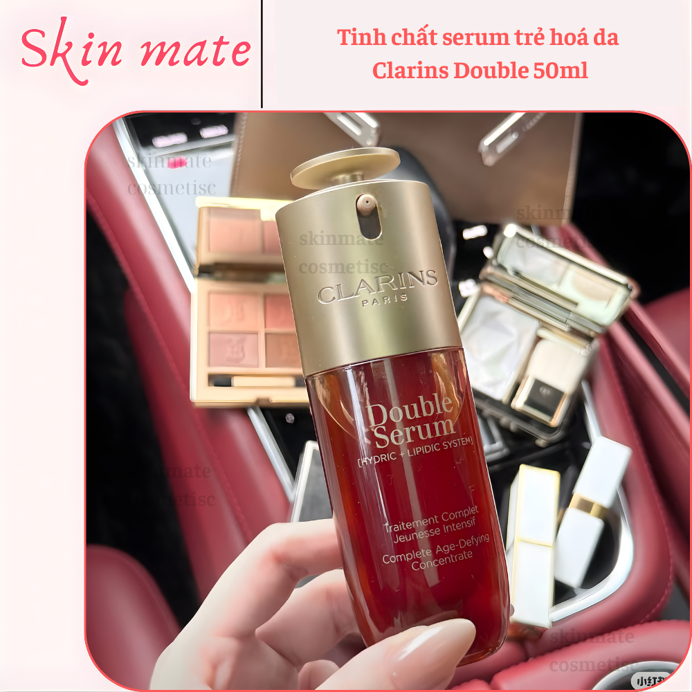 Tinh chất serum trẻ hoá da Clarins Double 50ml