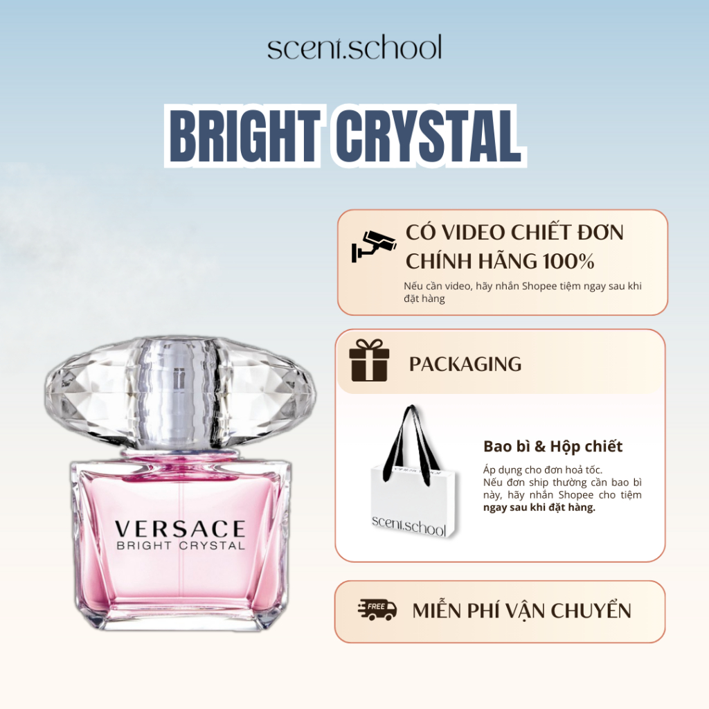 Nước hoa Fullseal Bright Crystal | Nước hoa Nữ | Scent.school Perfume