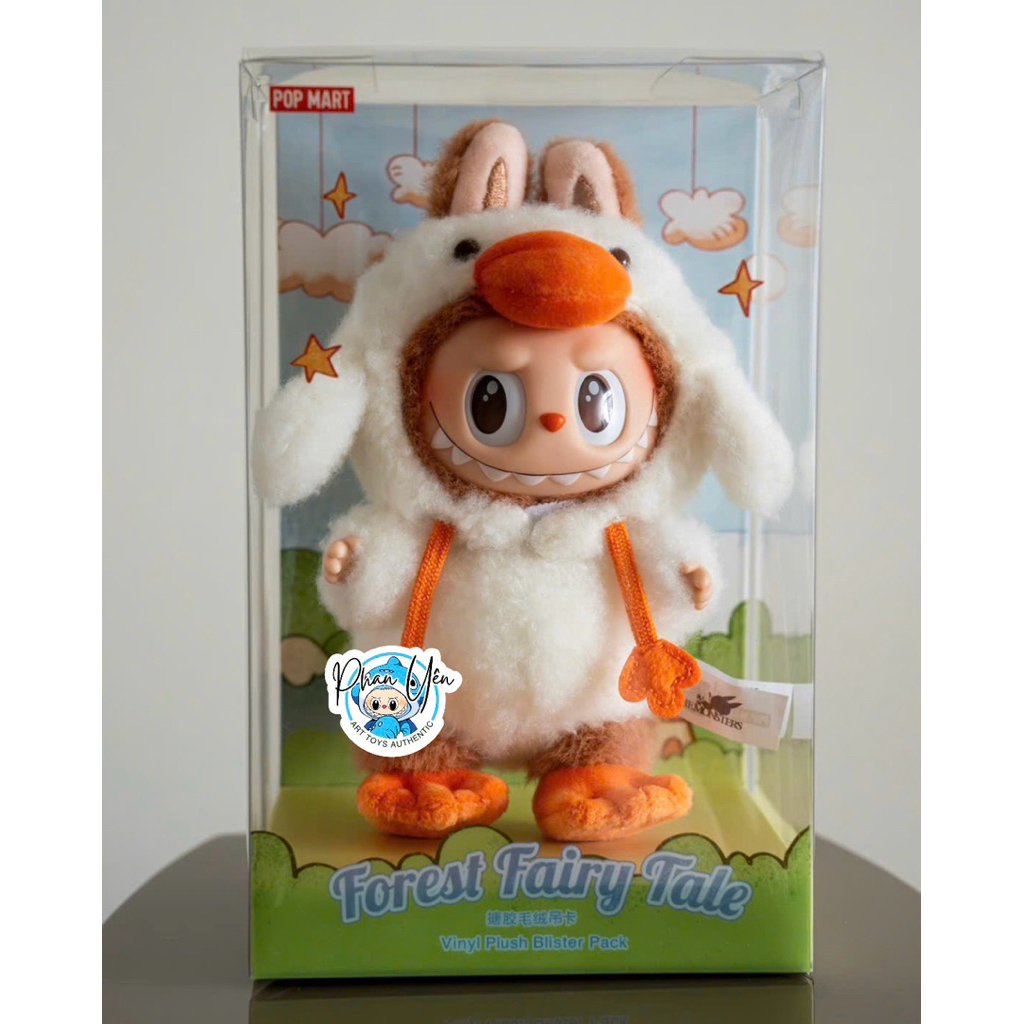 [HOẢ TỐC] Labubu Vịt POPMART The Monsters Labubu Forest Fairy Tale Vinyl Plush Pendant [CHÍNH HÃNG]