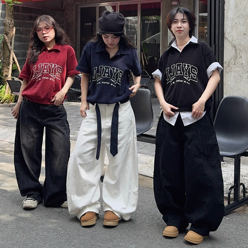 Polo Len ATELIER Form Boxy Nam Nữ Unisex - JAYSTOREE