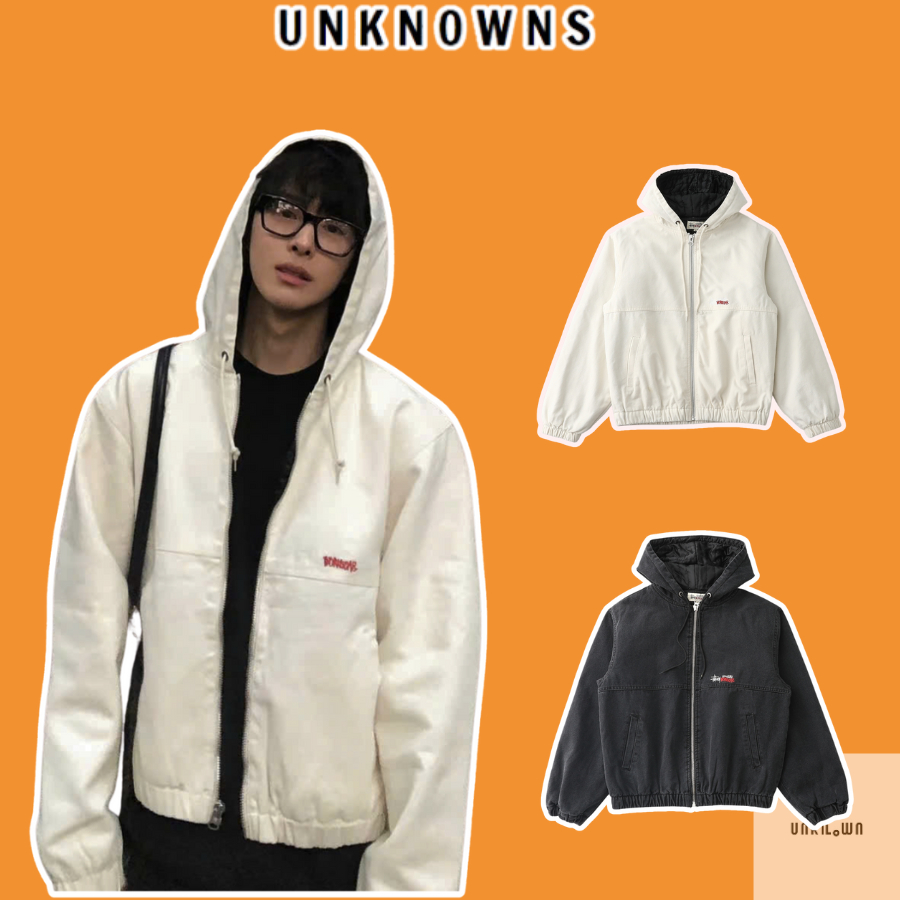 👑[Best Quaility]👑-Áo Hoodie Zip Stuss Canvas Insulated Work Jacket,Áo khoác hoodie kéo khóa chần bôn