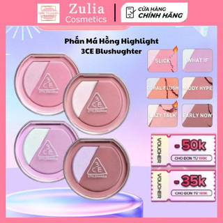  Phấn Má Hồng 3CE kèm hightlight phiên bản mới  hàng chuẩn  