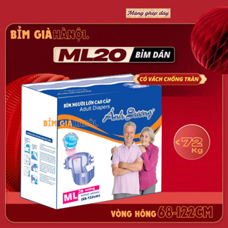 (Sỉ 100m) Tã già Ánh Dương ML10 XL10 có vách chống tràn #phú đạt #bỉm già Good Morning #tã phú đạt #merzy #bỉm già