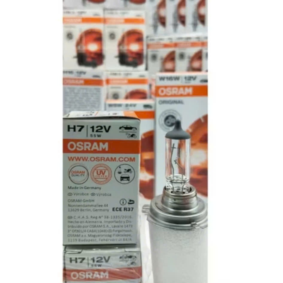 [ CHÍNH HÃNG] Bóng đèn halogen OSRAM ORIGINAL H7 12v 55w