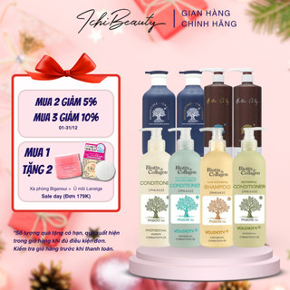 Dầu gội xả Biotin Collagen Voudioty ngừa gầu nấm da đầu giảm rụng tóc phục hồi tóc hư tổn cho nam nữ | Ichibeauty 