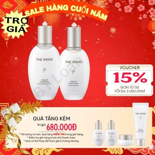    Mẫu Mới   Set dưỡng da trắng hồng whoo mờ sạm nám sạm da đông y hoàng cung whoo radiant white 