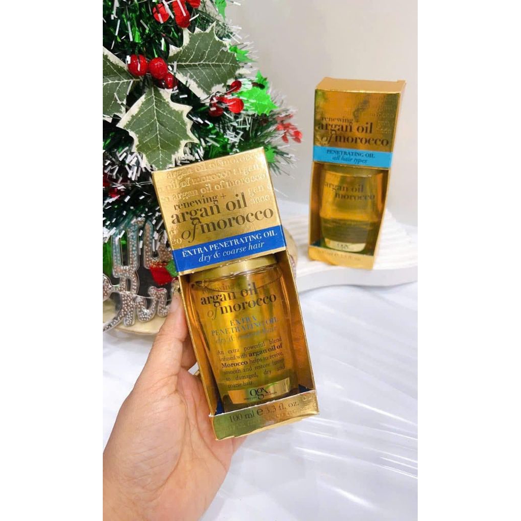 Tinh dầu dưỡng tóc OGX ARGAN OIL OF MOROCCO 100ML chính hãng (săn sale costco Mỹ)